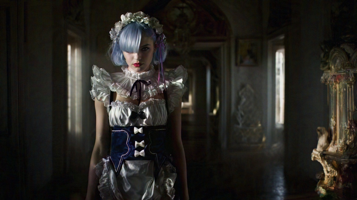 Rem cosplay photography by The Synthetic Dream Foundation